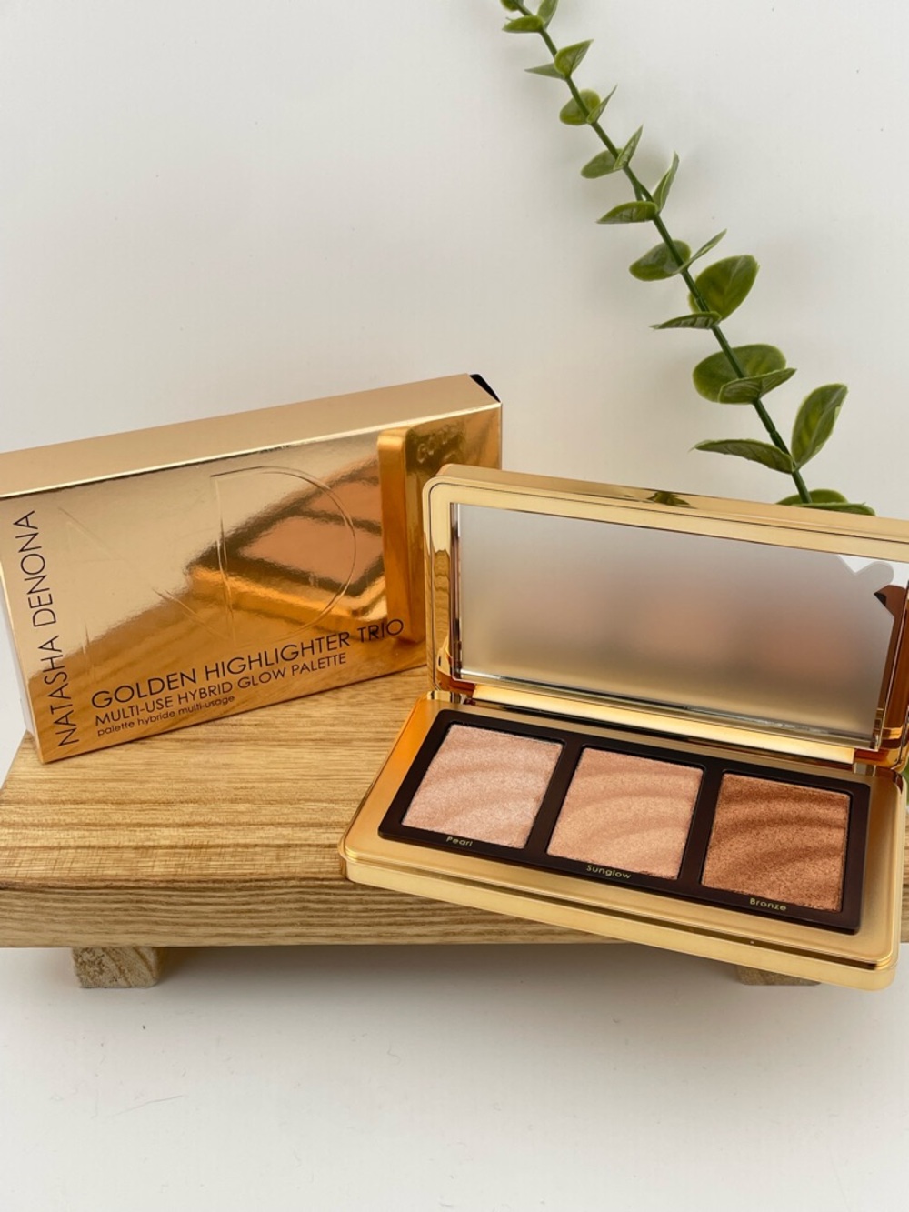 NATASHA DENONA | Golden Highlighter Trio | Multi-Use Glow Palette (Brand New!) ✨